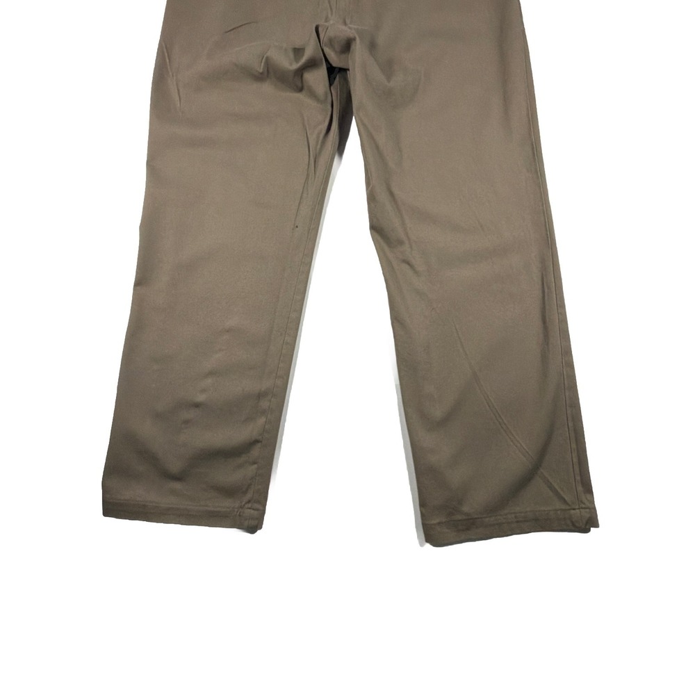Lee Khaki Pants Men's 34X29 Tan Flat Front Custom Fit Flex Waist - Picture 10 of 10